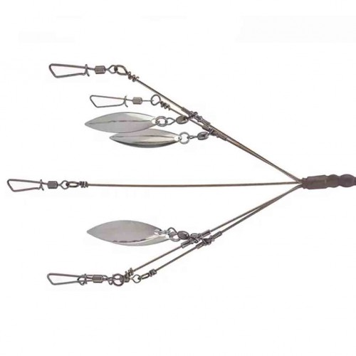 Diamond Baits 3.5 Tight Wad 5-Arm Micro Umbrella Rig w/ 4 Nickel Blades
